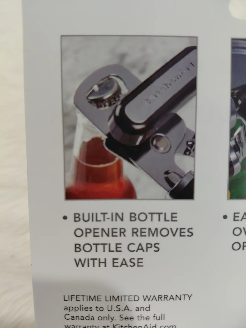 NWT KitchenAid Multi-Function Can Opener - Gray